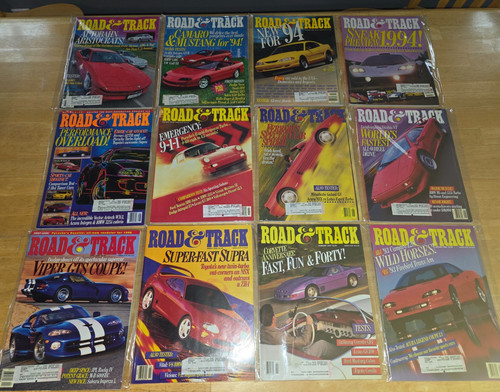 Road track magazine 1993 - track,