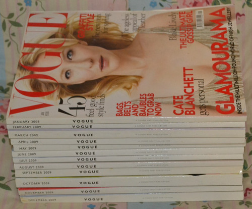 Vogue magazines 2009 - magazines, x