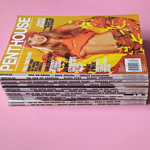 Penthouse magazine 2001 - penthouse, lot