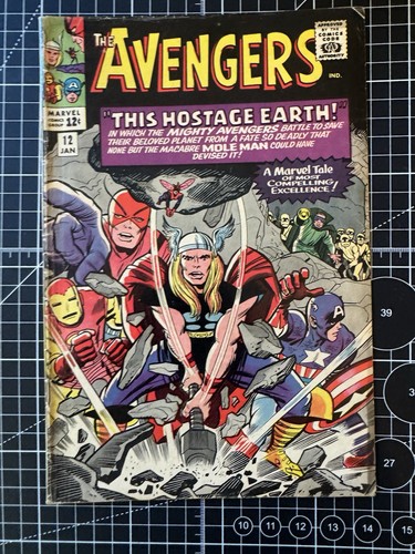 Marvel comics the avengers 12 - marvel, #12