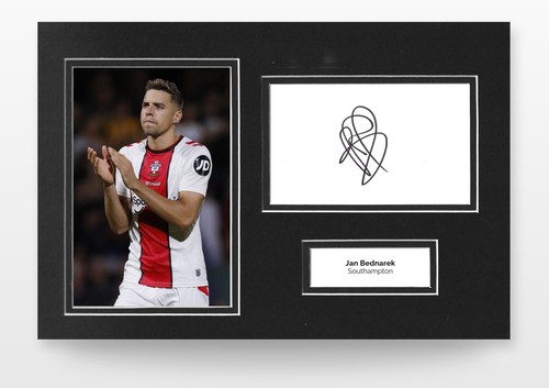 Jan bednarek hand signed 12x8 - jan,